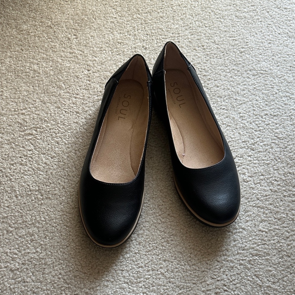 SOUL Naturalizer Black Flats
